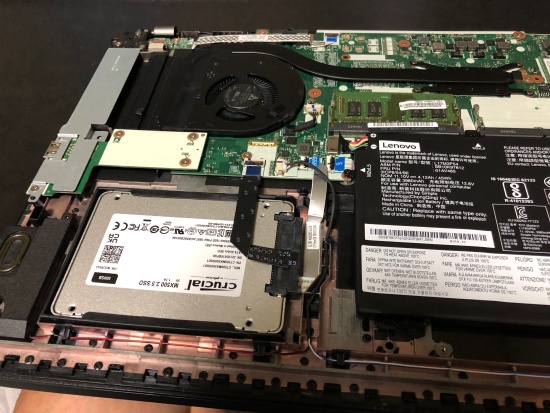 パソコンをSSDに