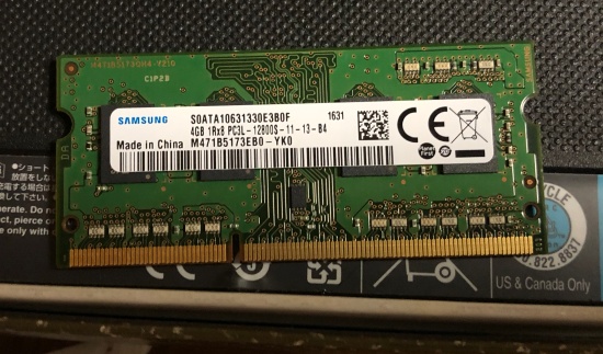 ノートパソコン メモリー増設